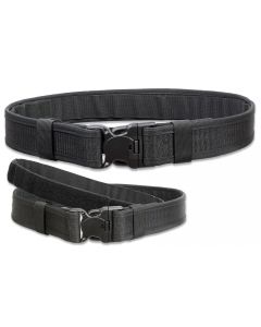 Set cinturón policial interior y exterior de color negro, en talla L/XL