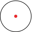 Retícula Red dot 5 MOA iluminado, reóstato de 11 posiciones